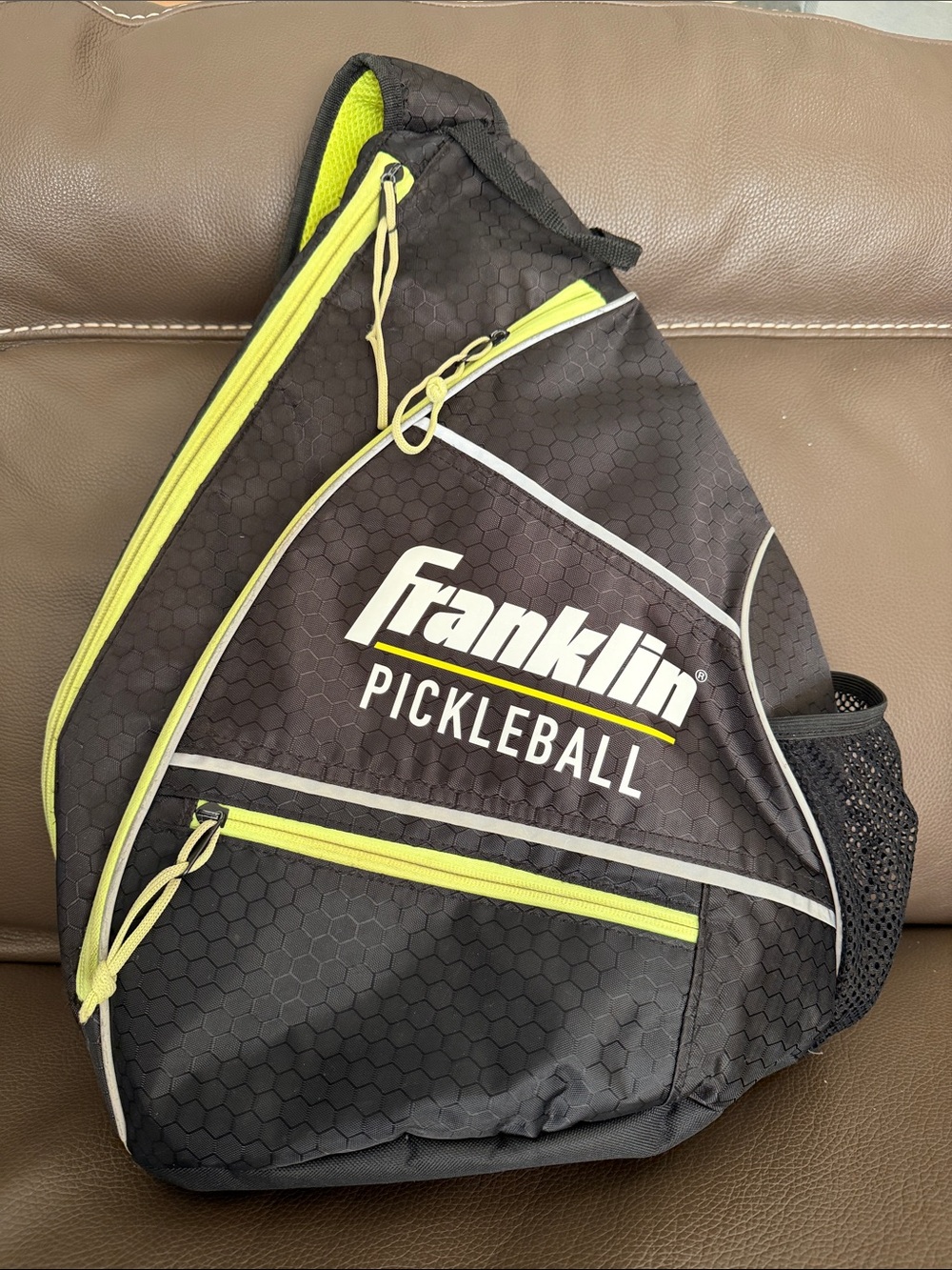 Franklin Black & Lime Pickleball Sling Bag